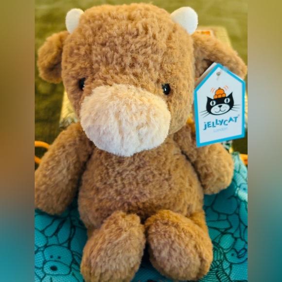 Jellycat Tumbletuft Cow NWT Retired - Picture 1 of 8